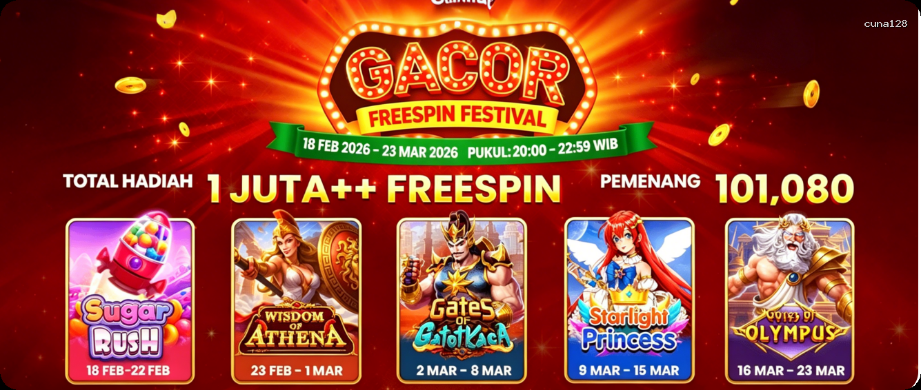 Login cuna128 Sekarang Bonus Melimpah